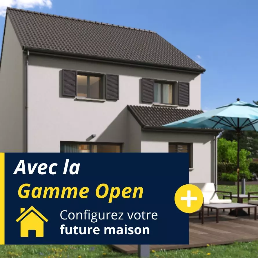 Bannière de pub format large gamme open
