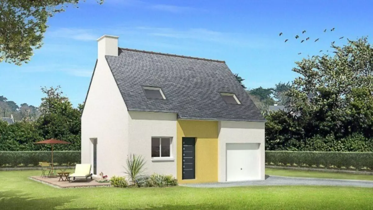 maison traditionnelle 3 chambres toiture 2 pans