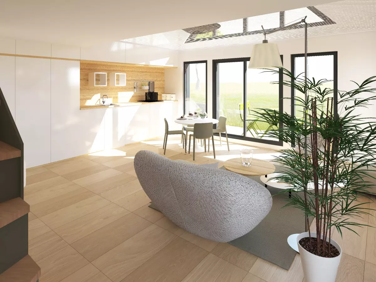 la maison ossature bois bati origin - intérieur 2