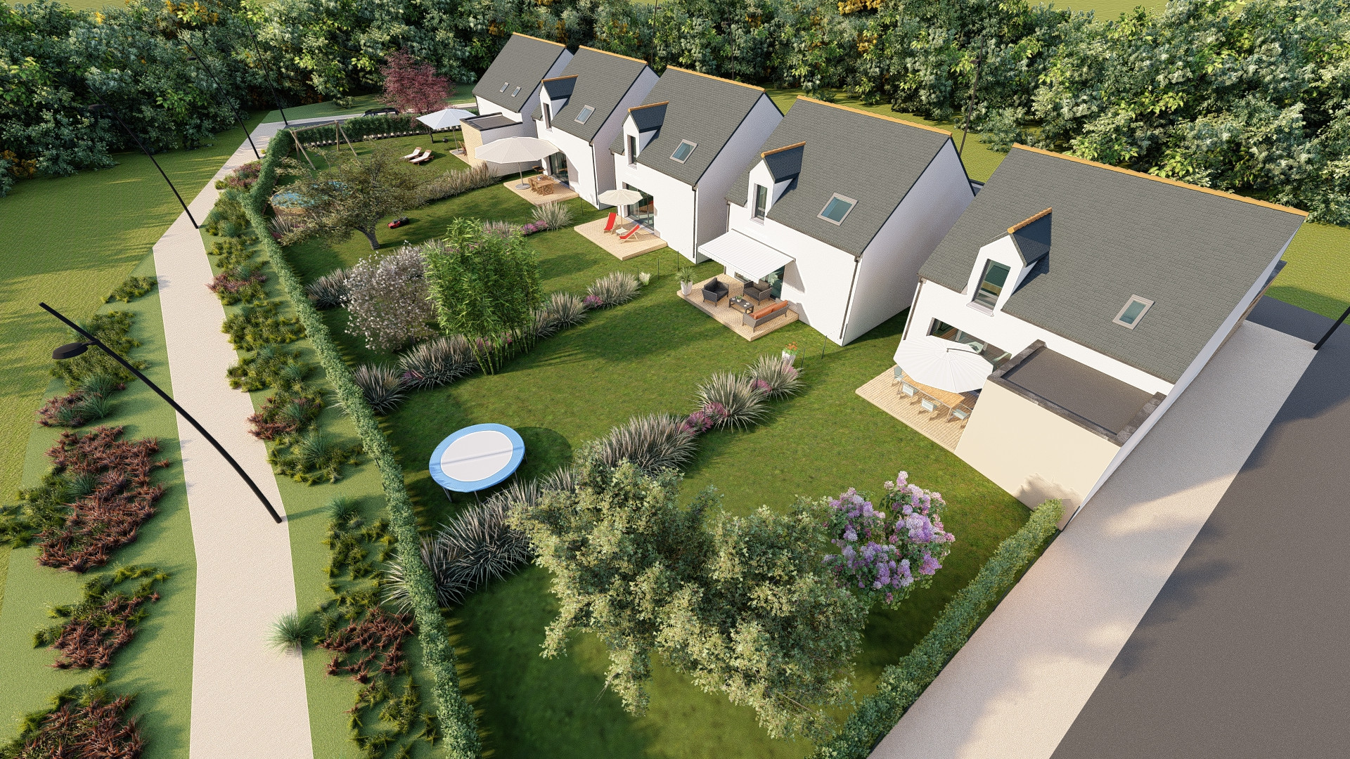 Maison cl&eacute; en main T4 et T5 &agrave; vendre &agrave; Pont Scorff - Morbihan