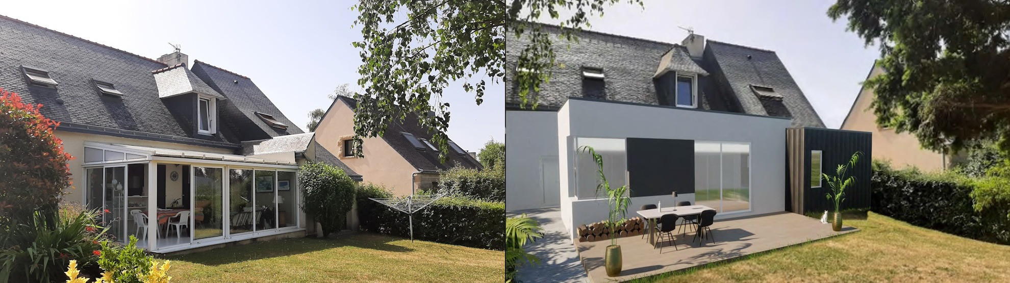 Agrandissement de maison Larmor Baden