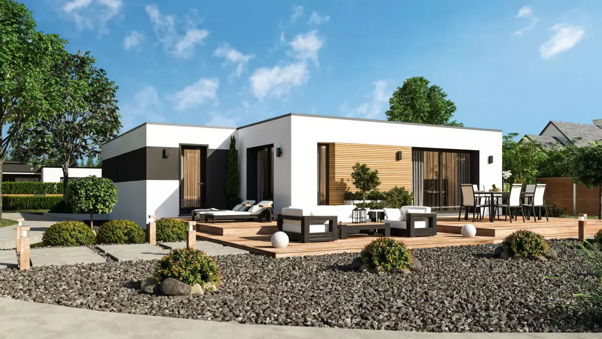 Maison plain pied 2 chambres avec garage