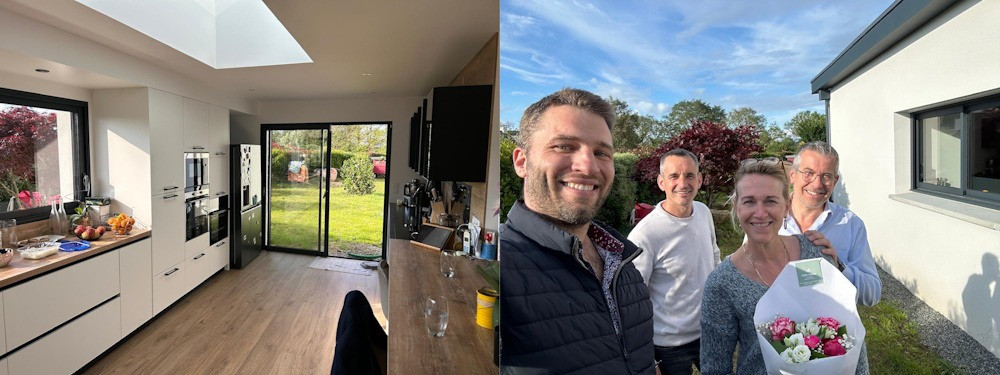 Chantier extension maison - Suc&eacute; sur Erdre