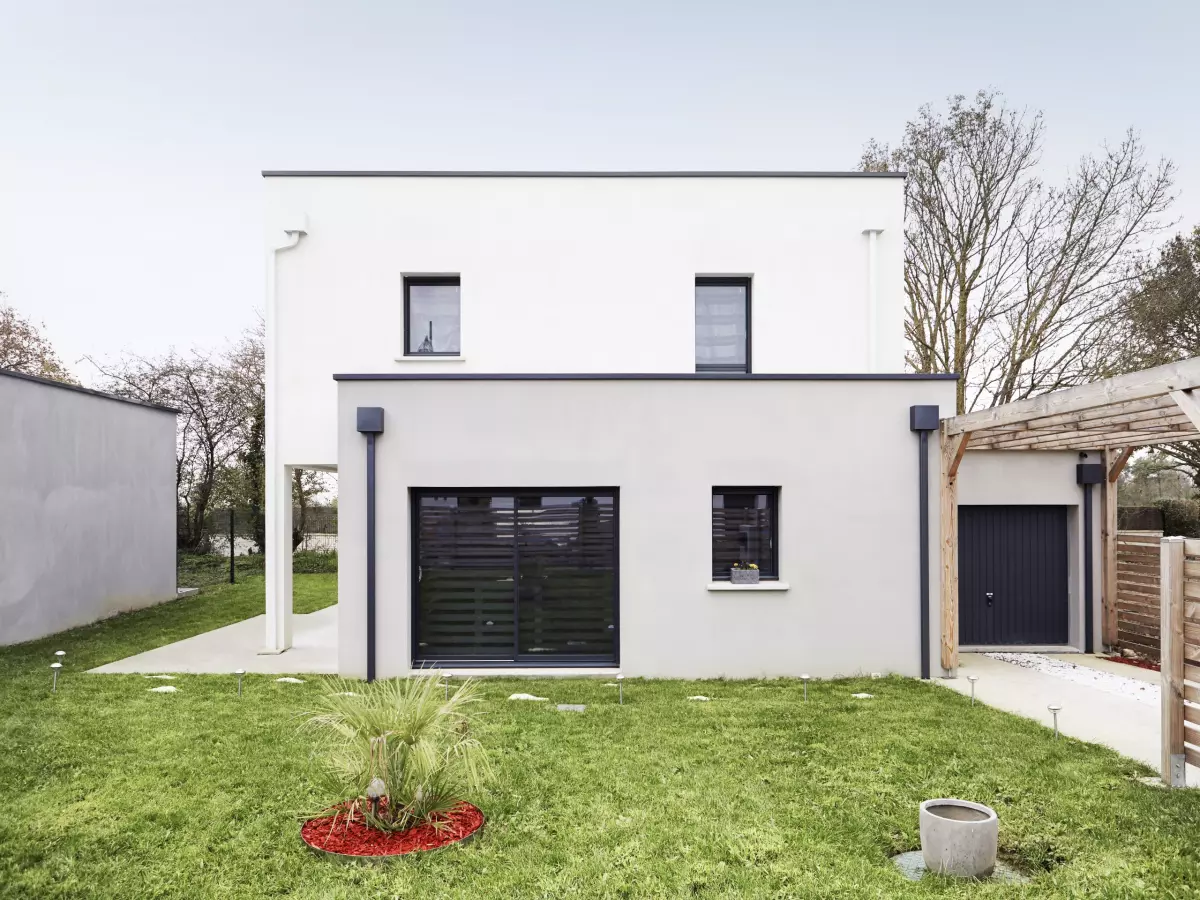 construction maison cubique Nantes 44