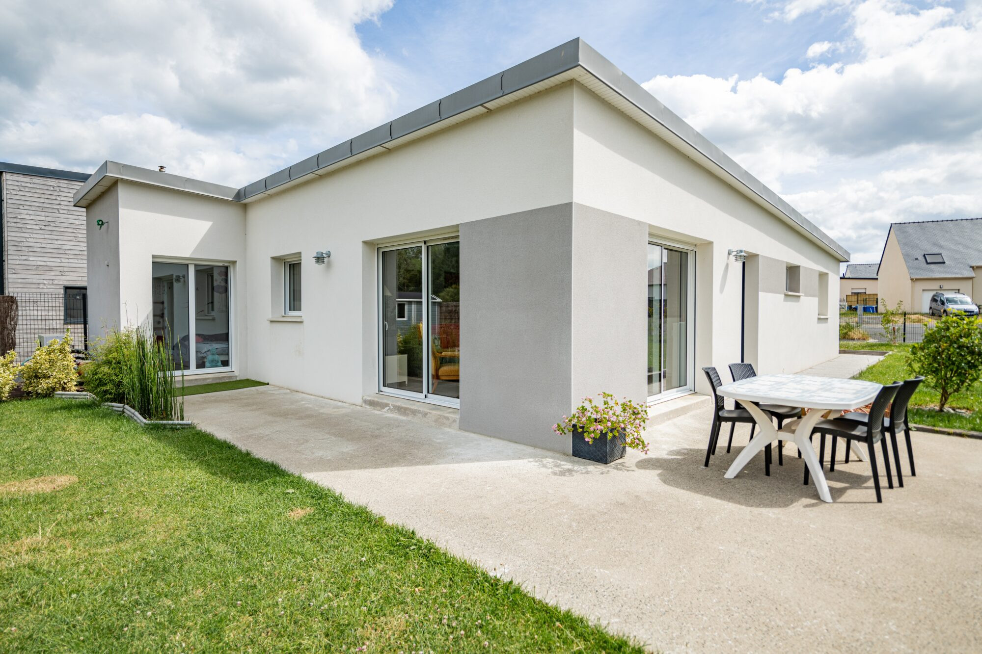 Plan de Maison plain pied 3 chambres en Finistère sud