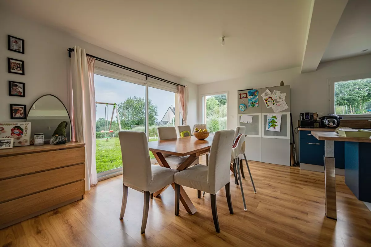 Maison traditionnelle à toit double pente en Bretagne sud 3