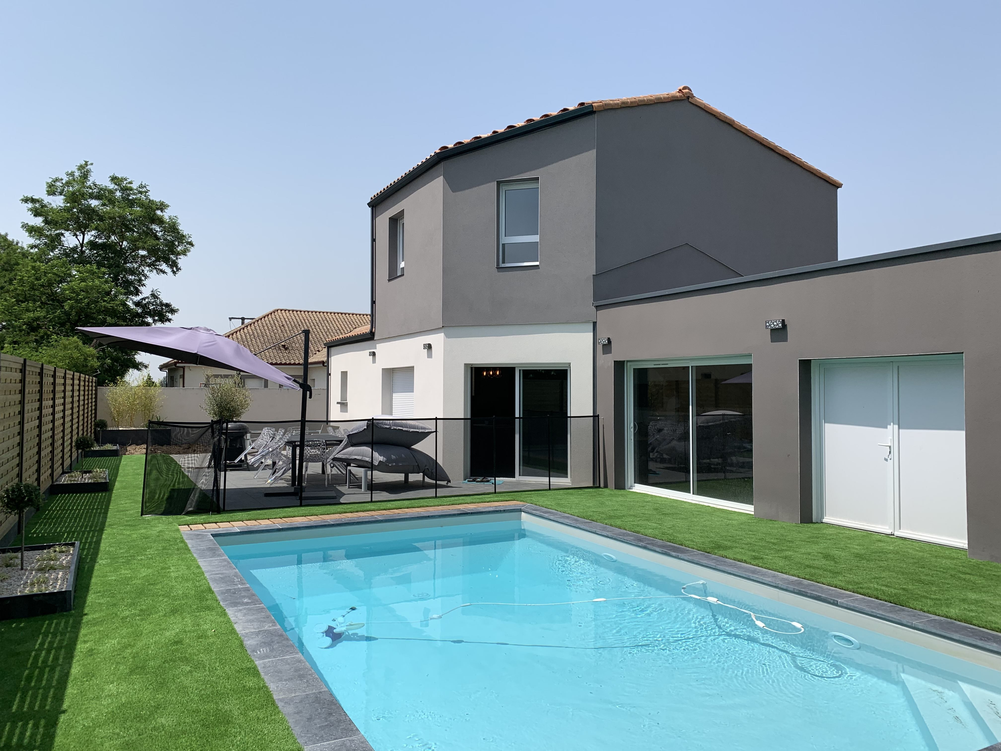 Maison secondaire avec piscine sur la côte Atlantique