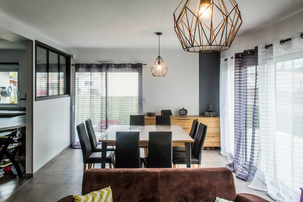 Maison cubique construction traditionnelle Nantes 7