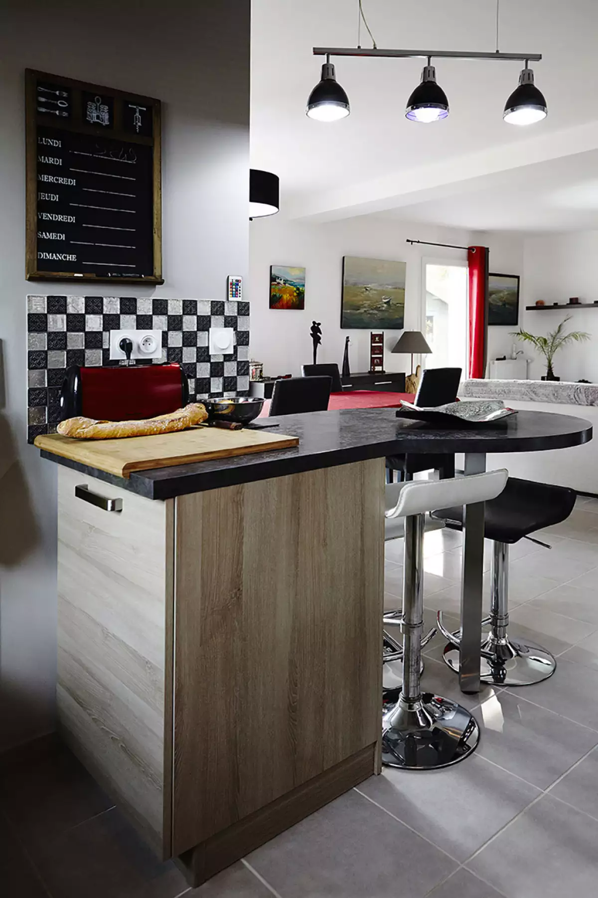 Maison implantation bioclimatique Mellac 5