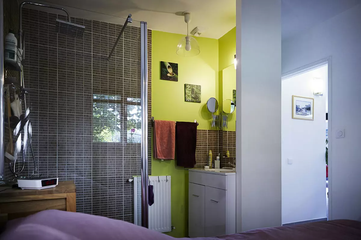 Maison implantation bioclimatique Mellac 6