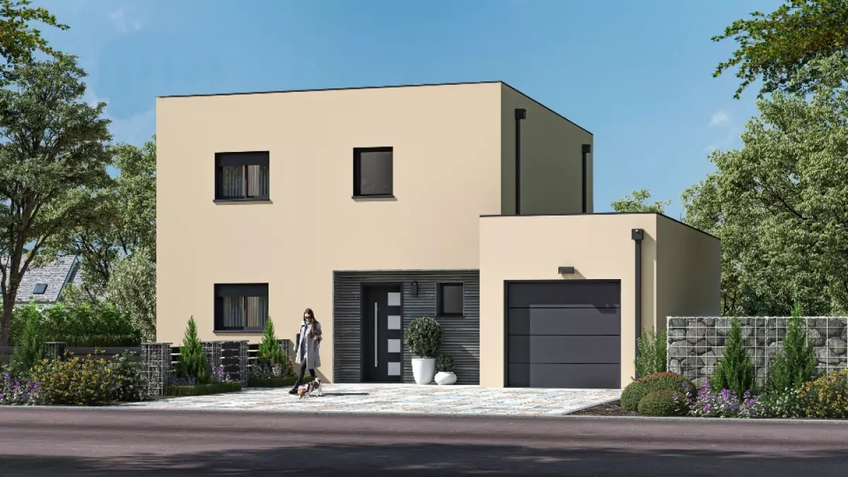 maison-cubique-bois-toit-plat-3-chambres