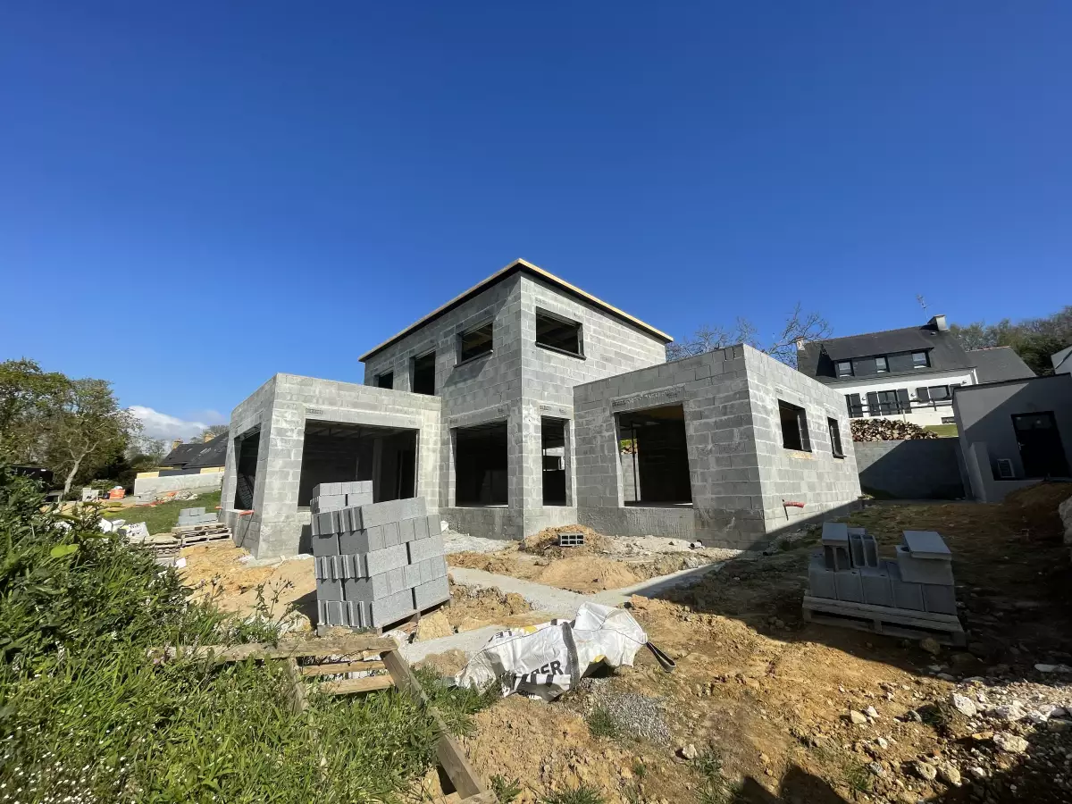 maison bioclimatique Bati Activ Finistere nord 1