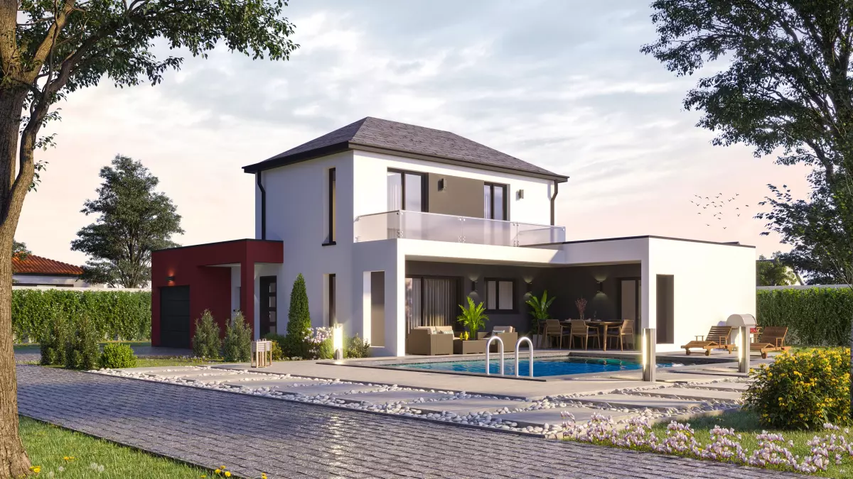 Maison à étage 3 chambres avec suite parentale