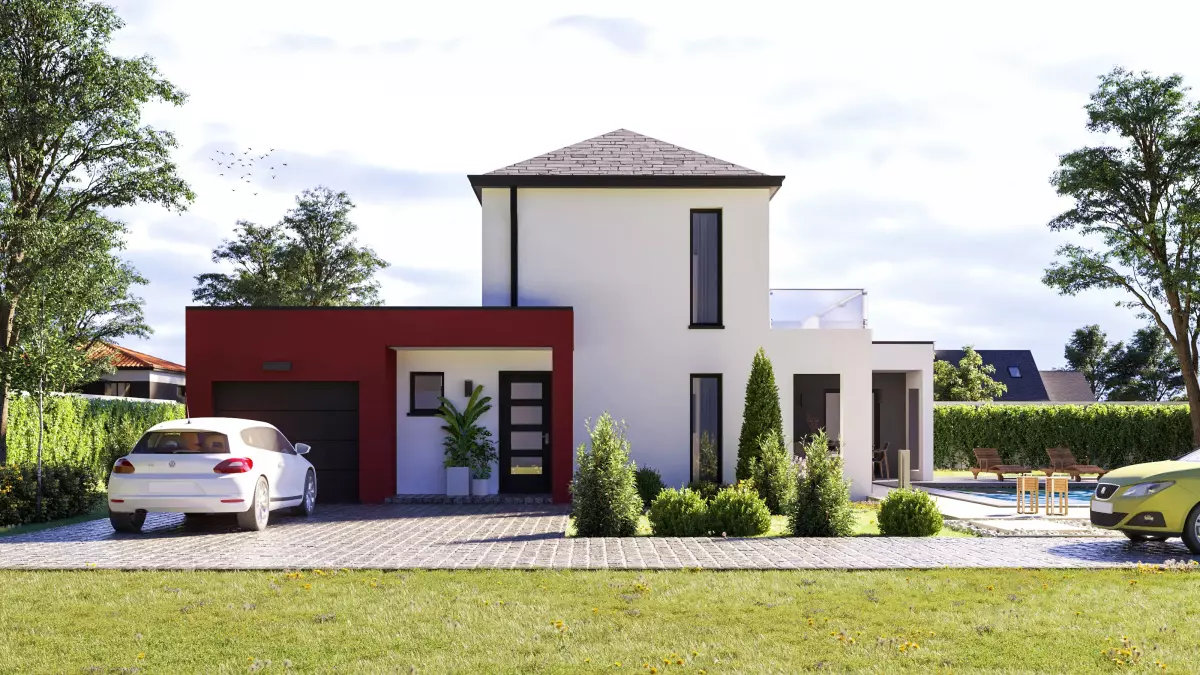 Maison à étage 3 chambres surface habitable 110m²