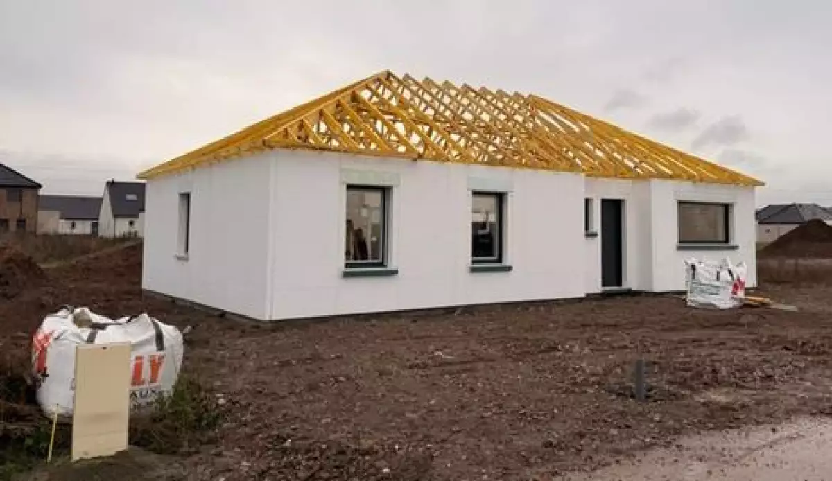 Pose maison ossature POBI 5 - Maisons de l'avenir