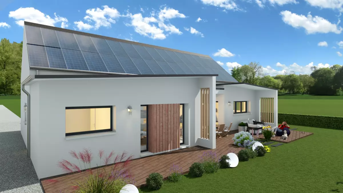 maison passive de plain pied