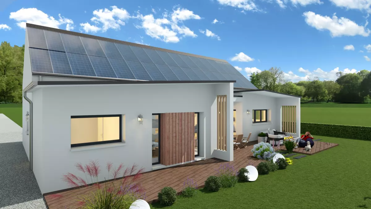 maison passive de plain pied