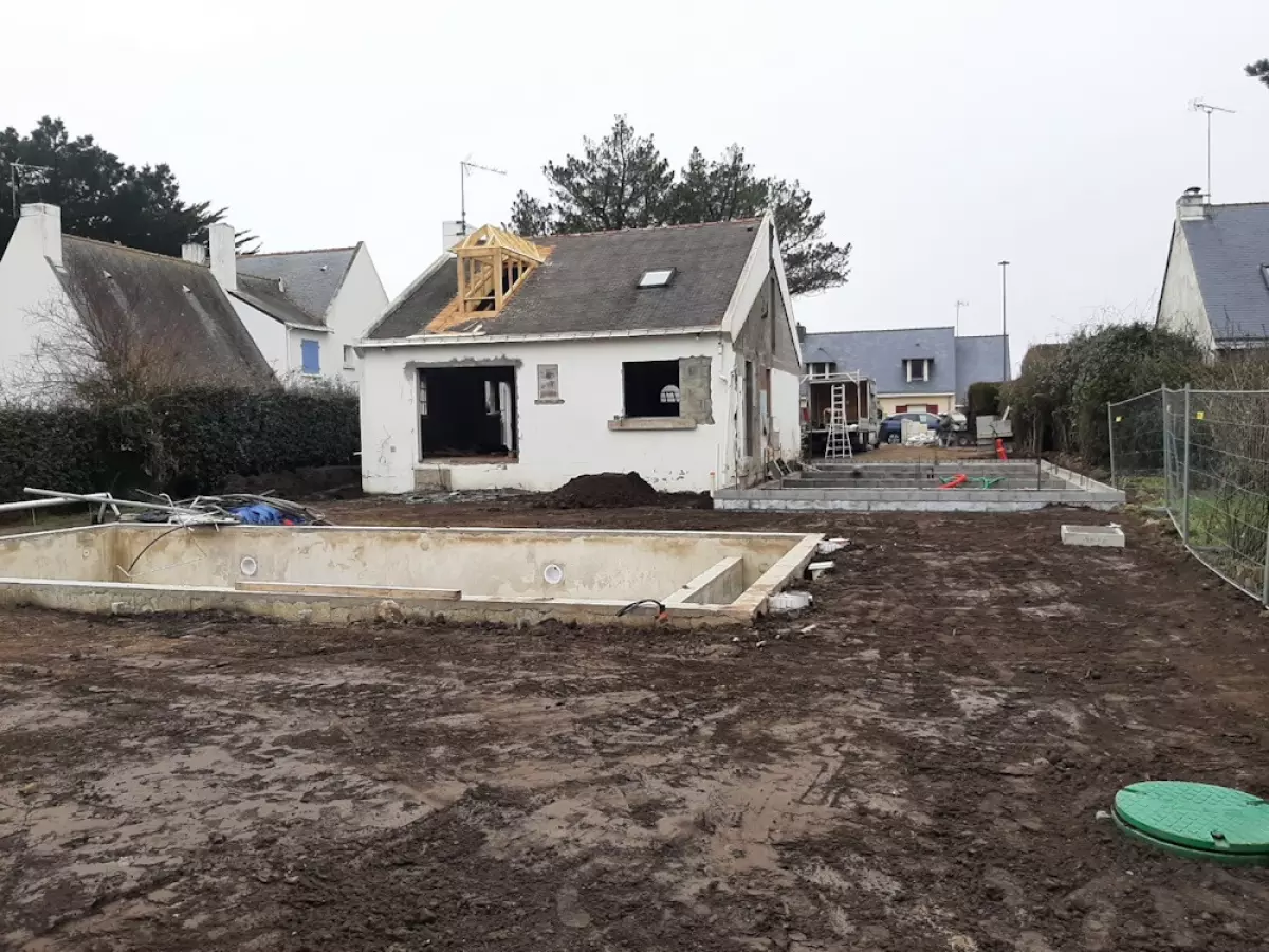 travaux d'agrandissement de-maison Batz-sur-mer