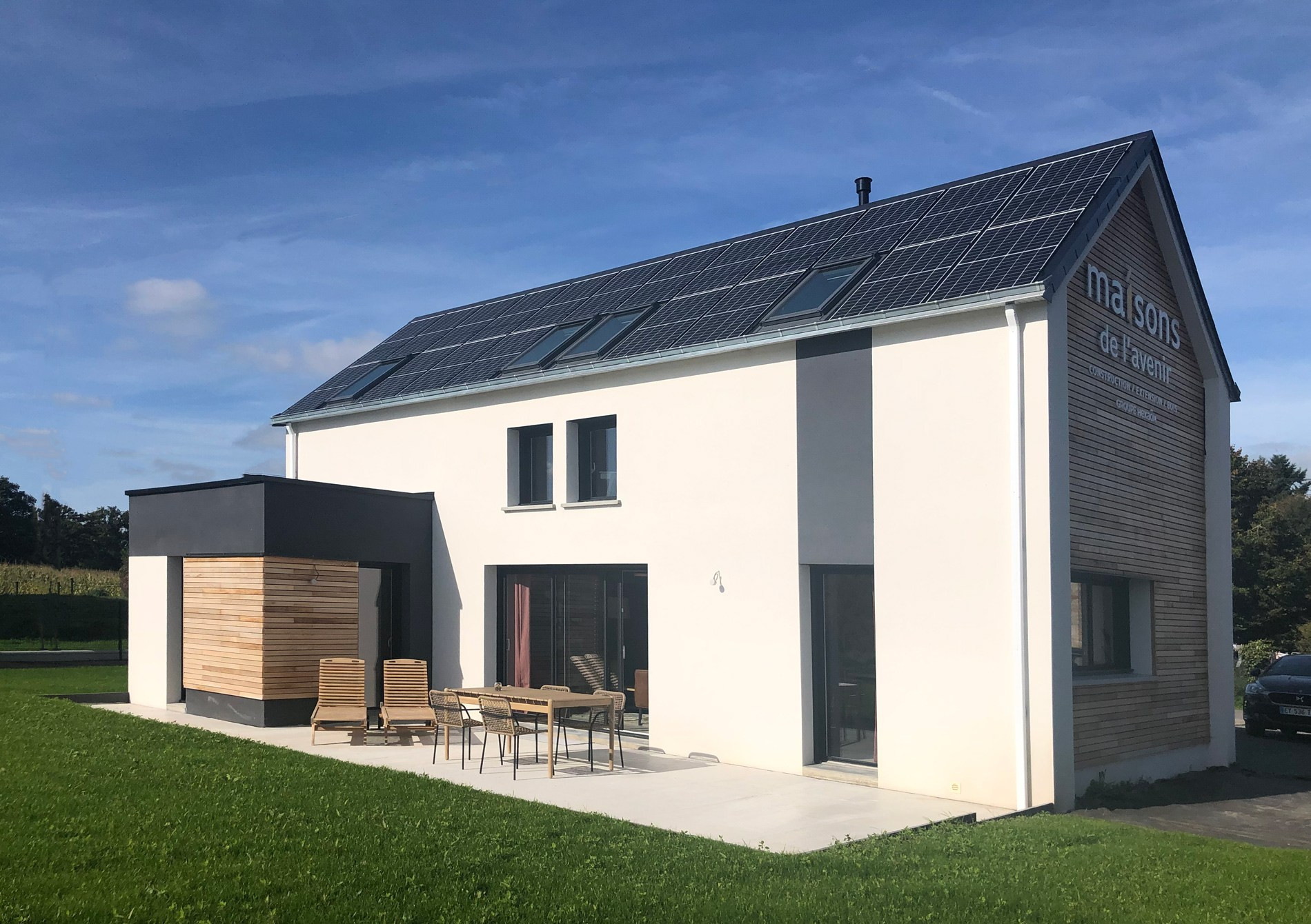 Etude projet photovoltaïque maison positive Bâti Activ Dinan