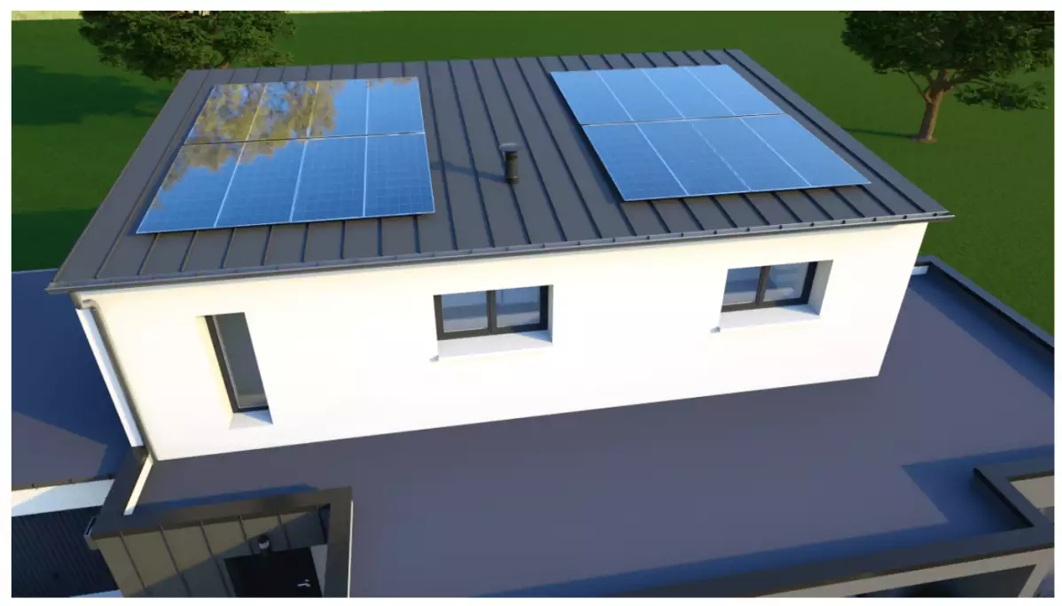 Maison solaire autonome Bâti Activ 3 chambres