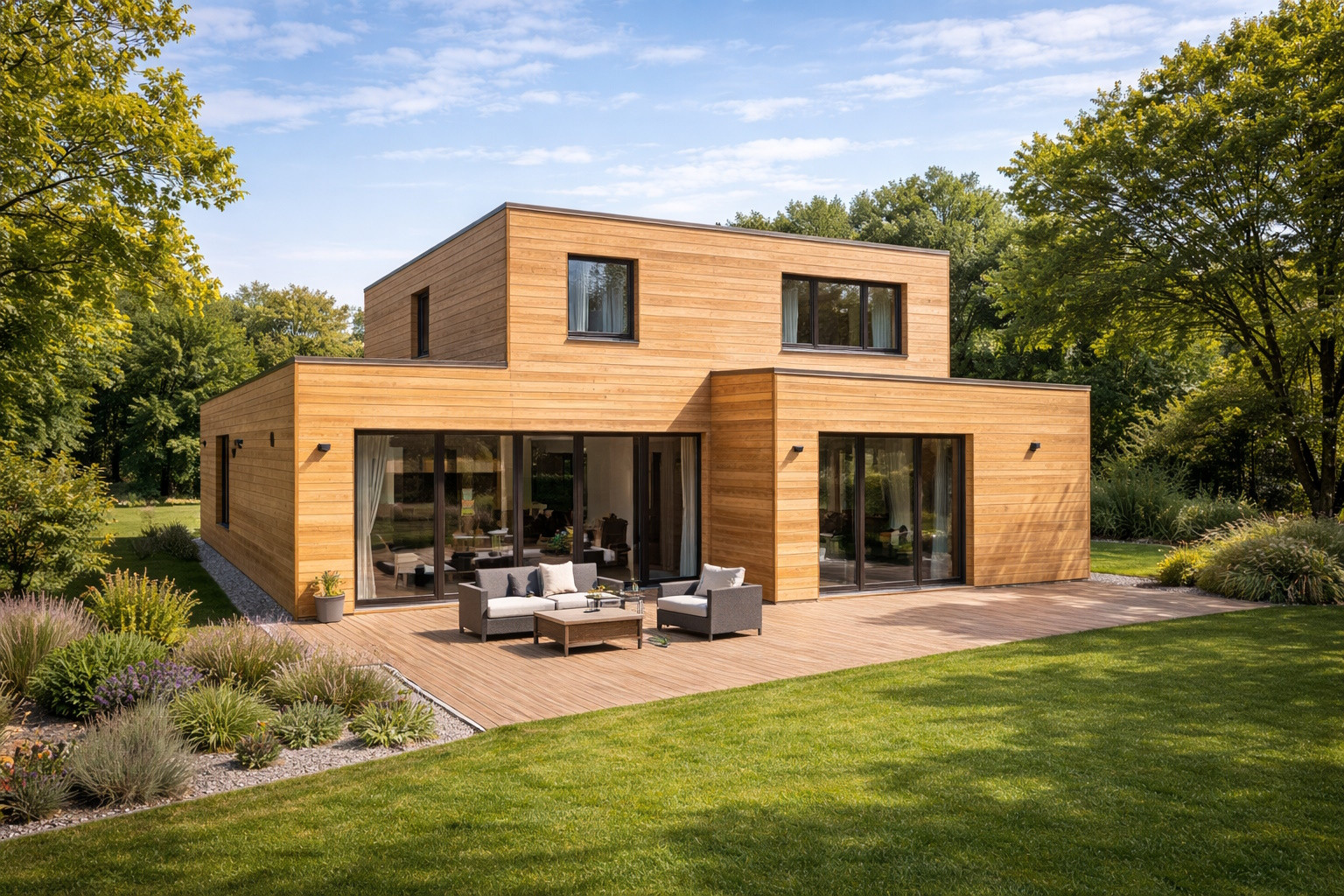 modèle de maison ossature bois