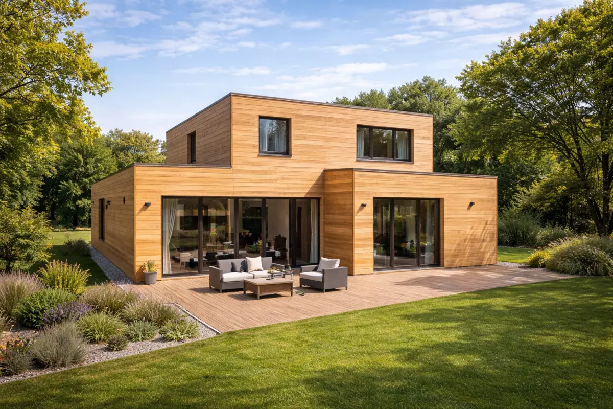 modèle de maison ossature bois