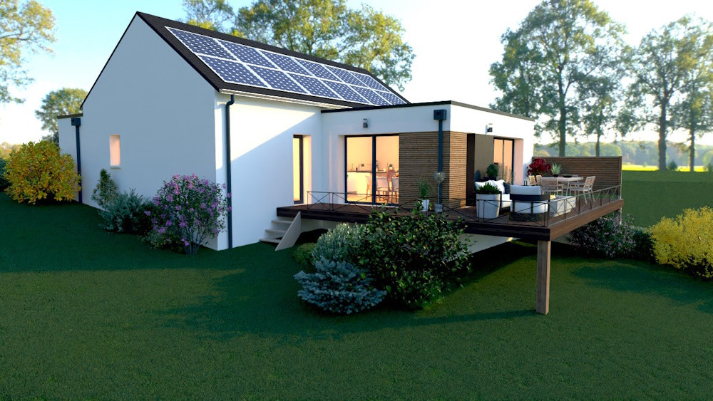 Construction d’une maison à énergie positive de plain pied en Finistère