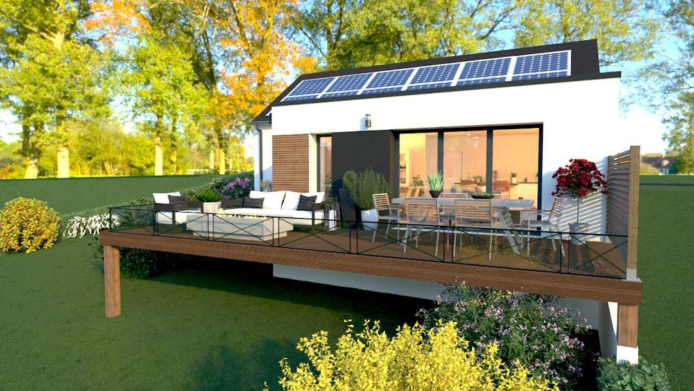Construction d’une maison à énergie positive de plain pied en Finistère
