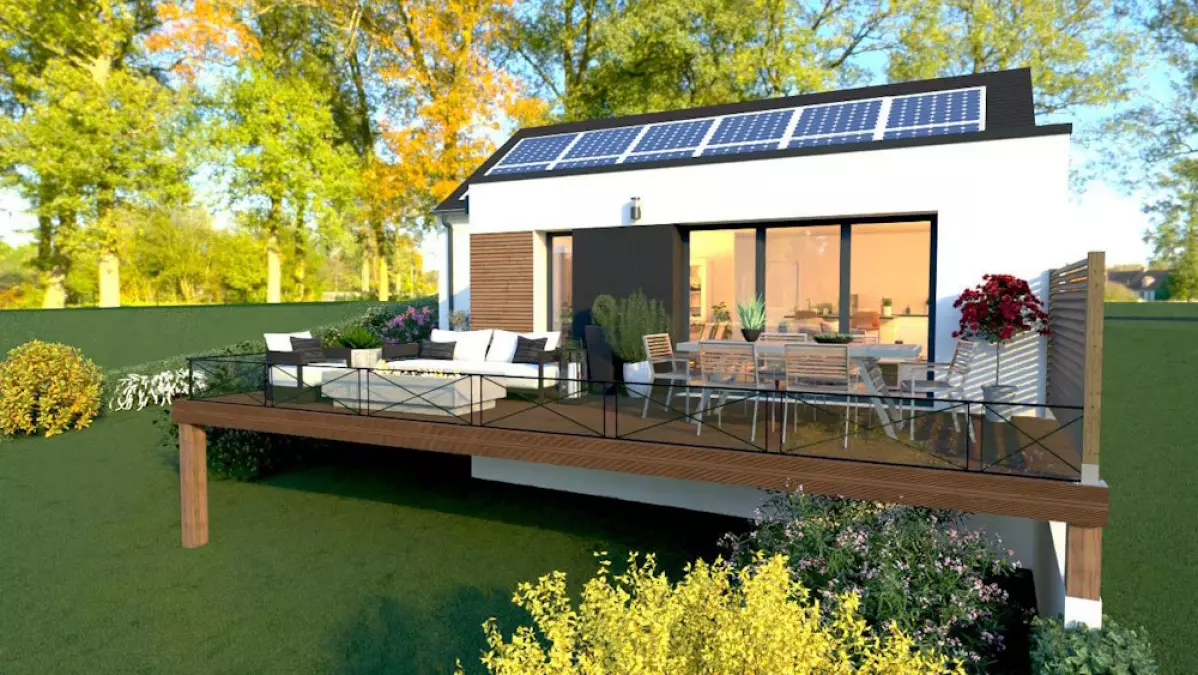 Maison passive de plain pied Landerneau