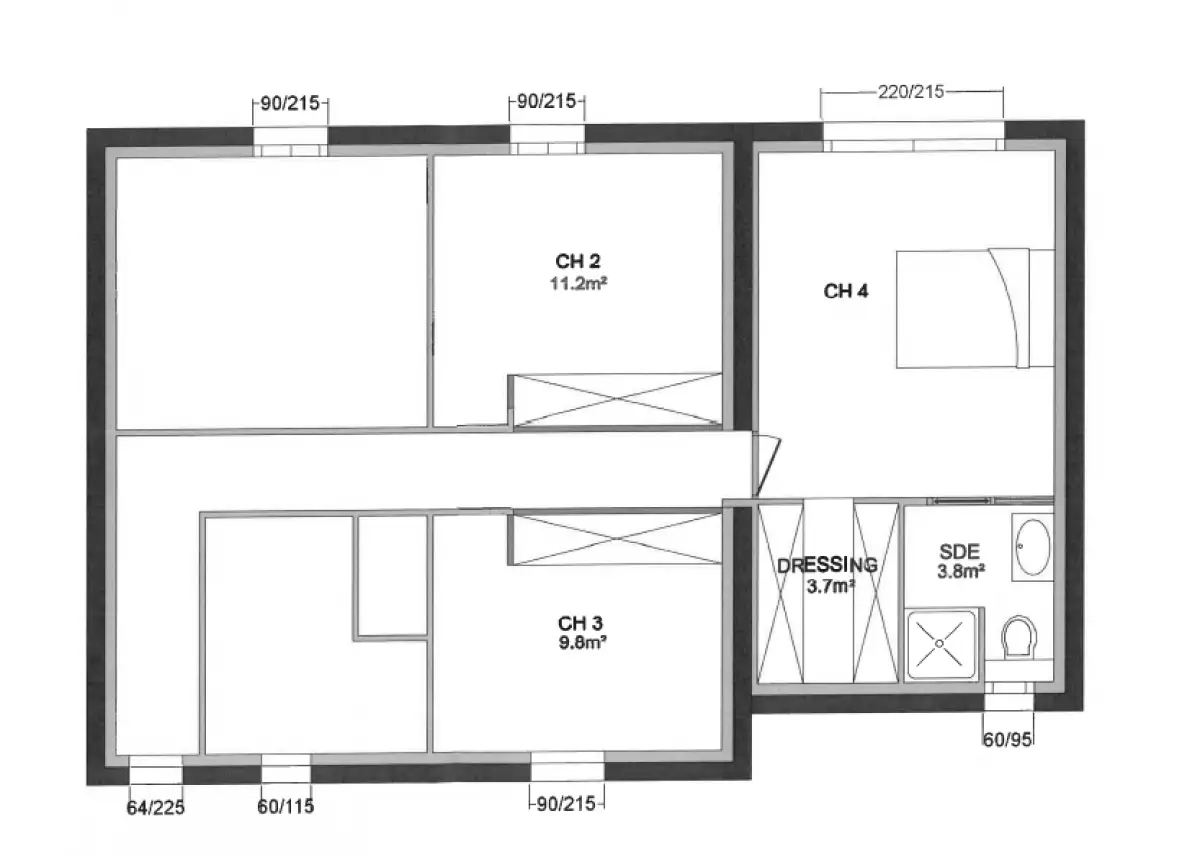 surelevation-maison-agrandissement-ossature-bois-plan-etage
