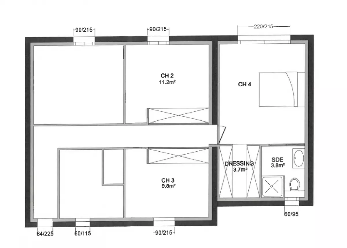 surelevation-maison-agrandissement-ossature-bois-plan-etage