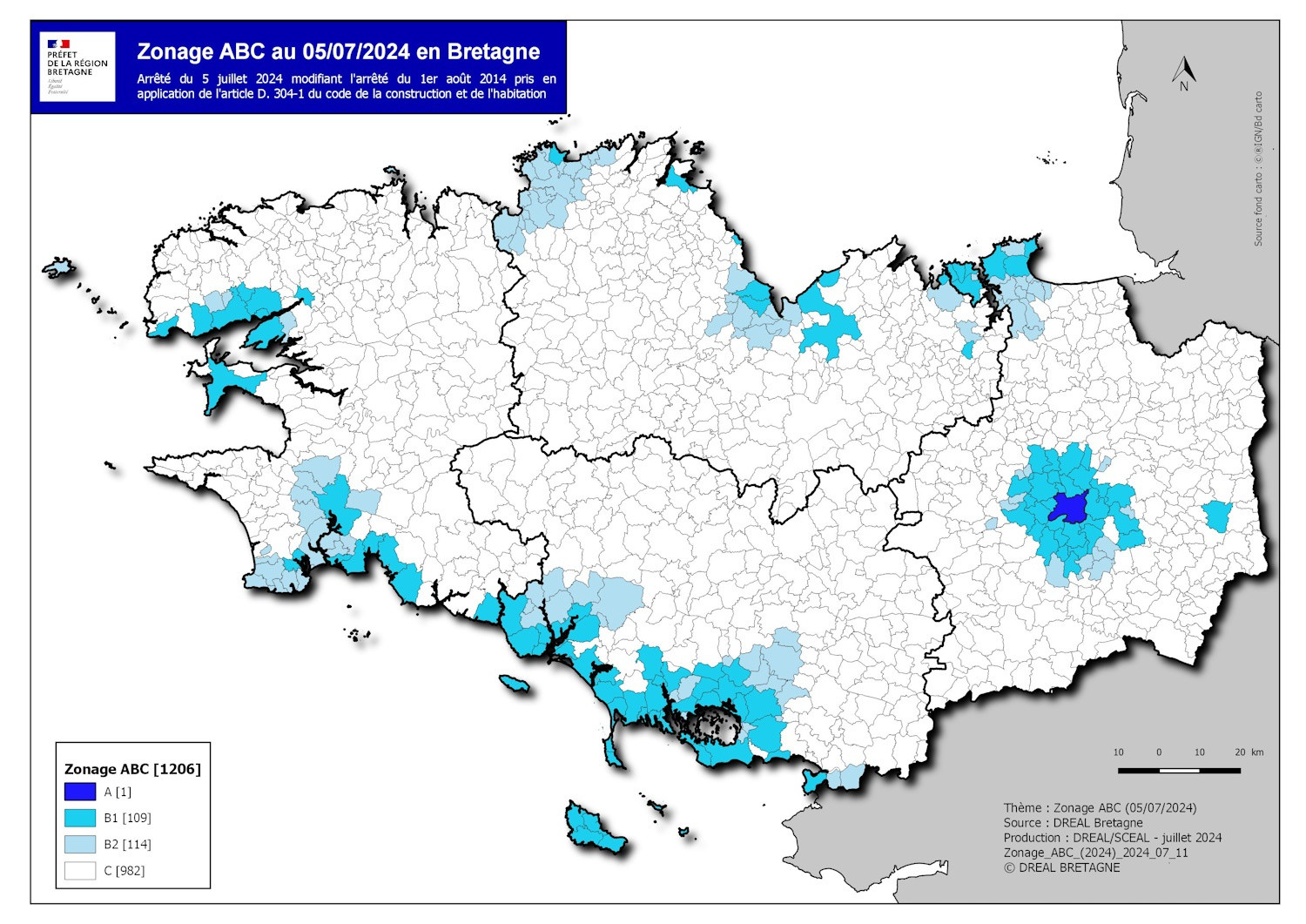 zonage ABC en Bretagne