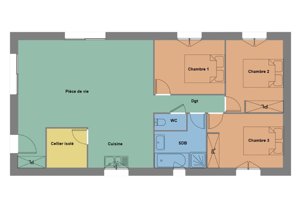 Maison à construire Chaumes-en-Retz (44320) 2