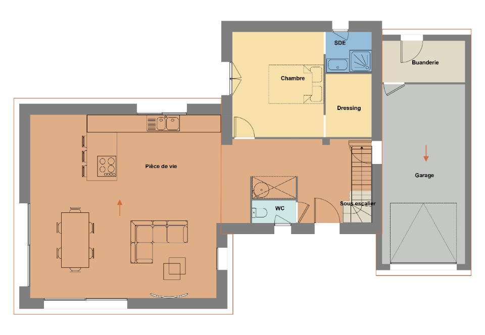 Maison à construire Nozay (44170) 2