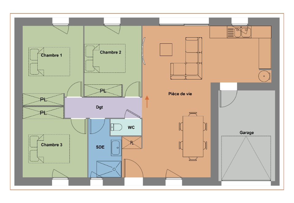 Maison à construire Plouigneau (29610) 2
