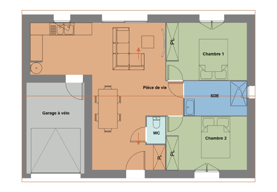Maison à construire La Chevrolière (44118) 2