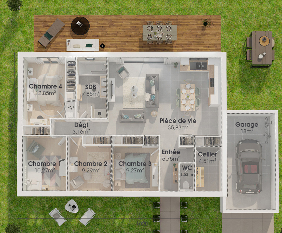 Maison à construire Plonéour-Lanvern (29720) 10