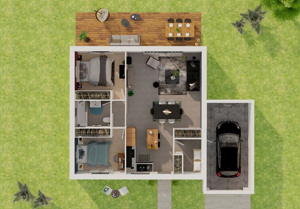 Maison à construire Saint-Jean-Brévelay (56660) 8