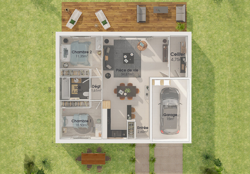 Maison à construire Elven (56250) 9