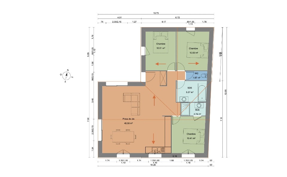 Maison à construire Saint-Philbert-de-Grand-Lieu (44310) 2