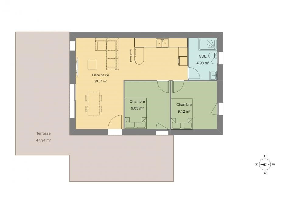 Maison à construire Pleumeleuc (35137) 3