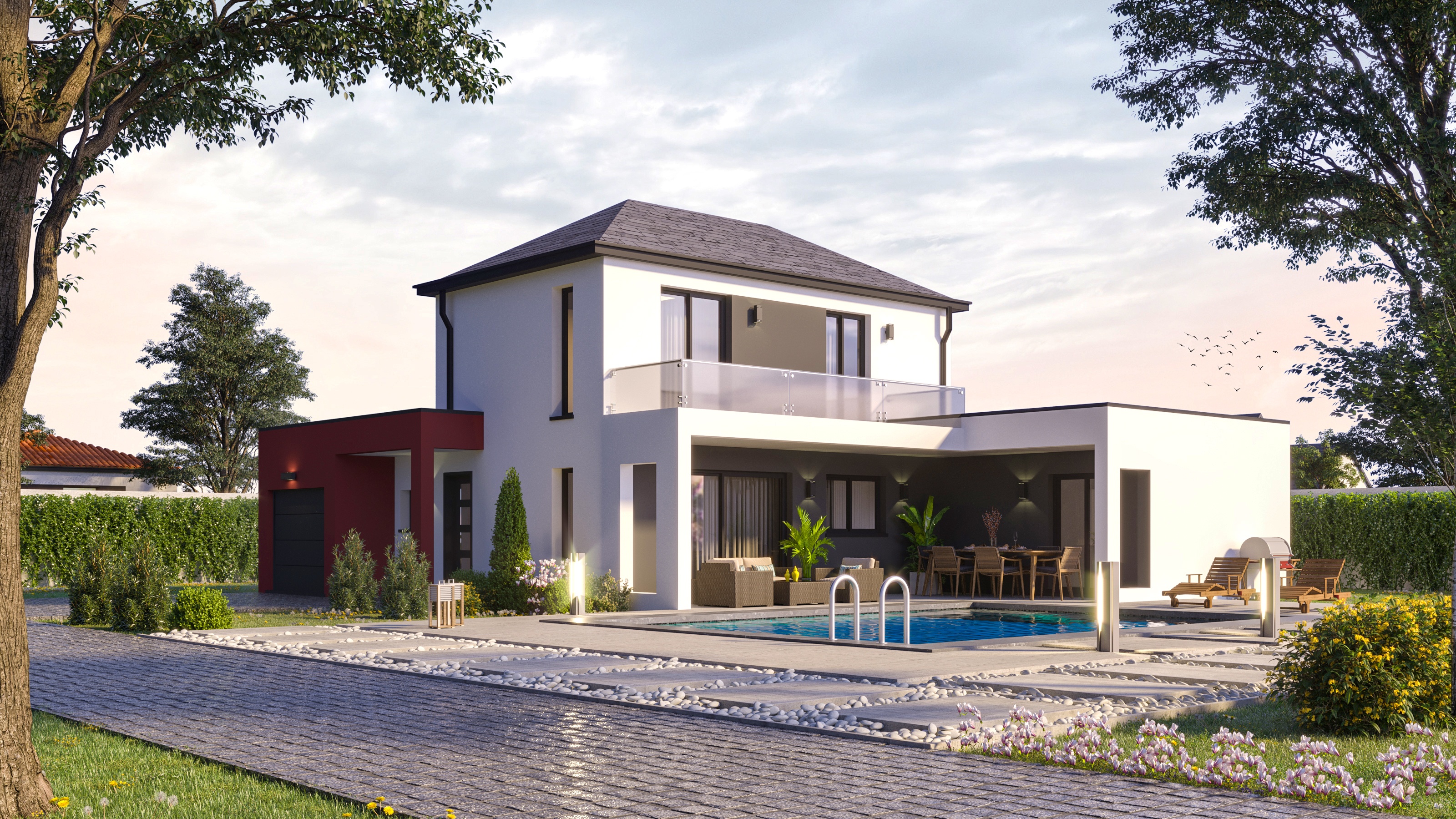 Maison à étage 3 chambres avec suite parentale