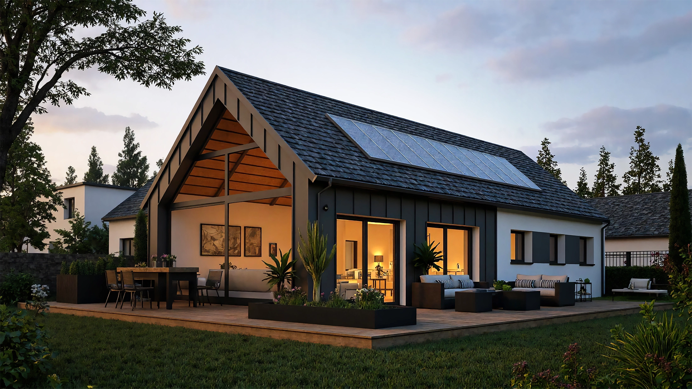 La maison RE 2020, une maison bas carbone