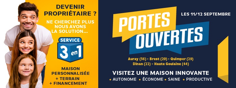 Portes Ouvertes - les 11et 12 Septembre