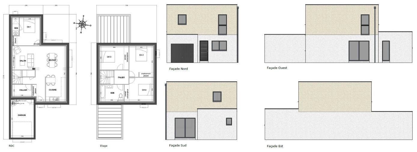 Plan maison-cle-en-main-clohars-Hauts-Sénéchal-sud