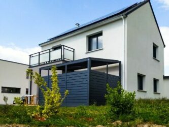Maison positive solaire Bâti ACtiv à St Nolff (56)